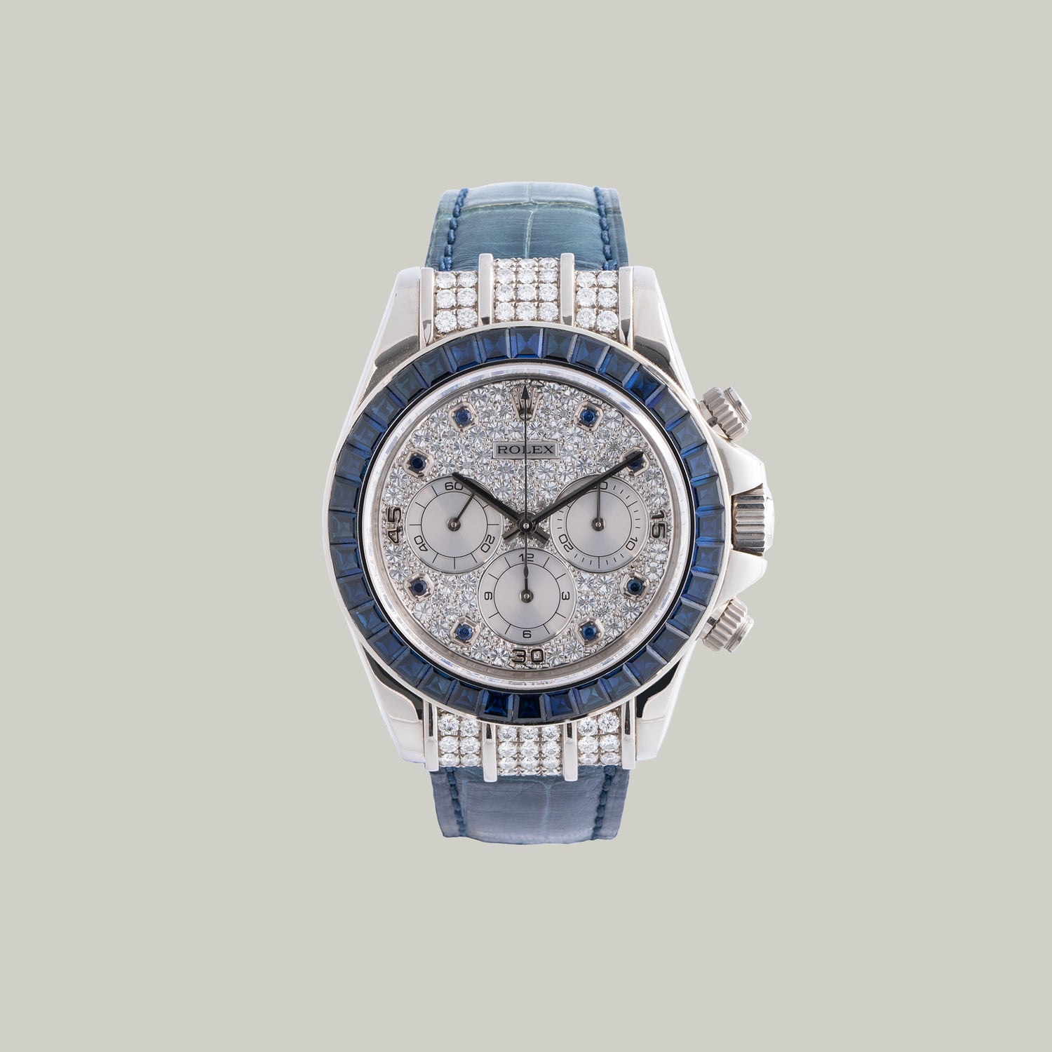 Cosmograph Daytona Ref. 16599 Pavé Diamond Dial & Sapphire Bezel