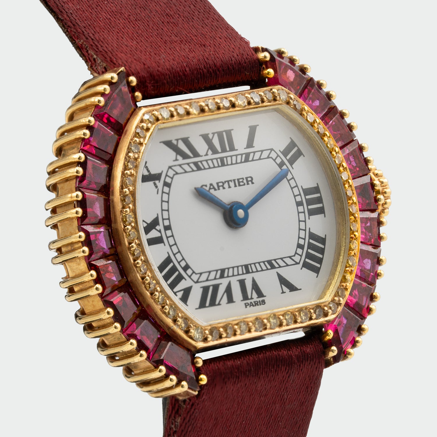 Ellipse Ruby & Yellow Diamonds Bezel