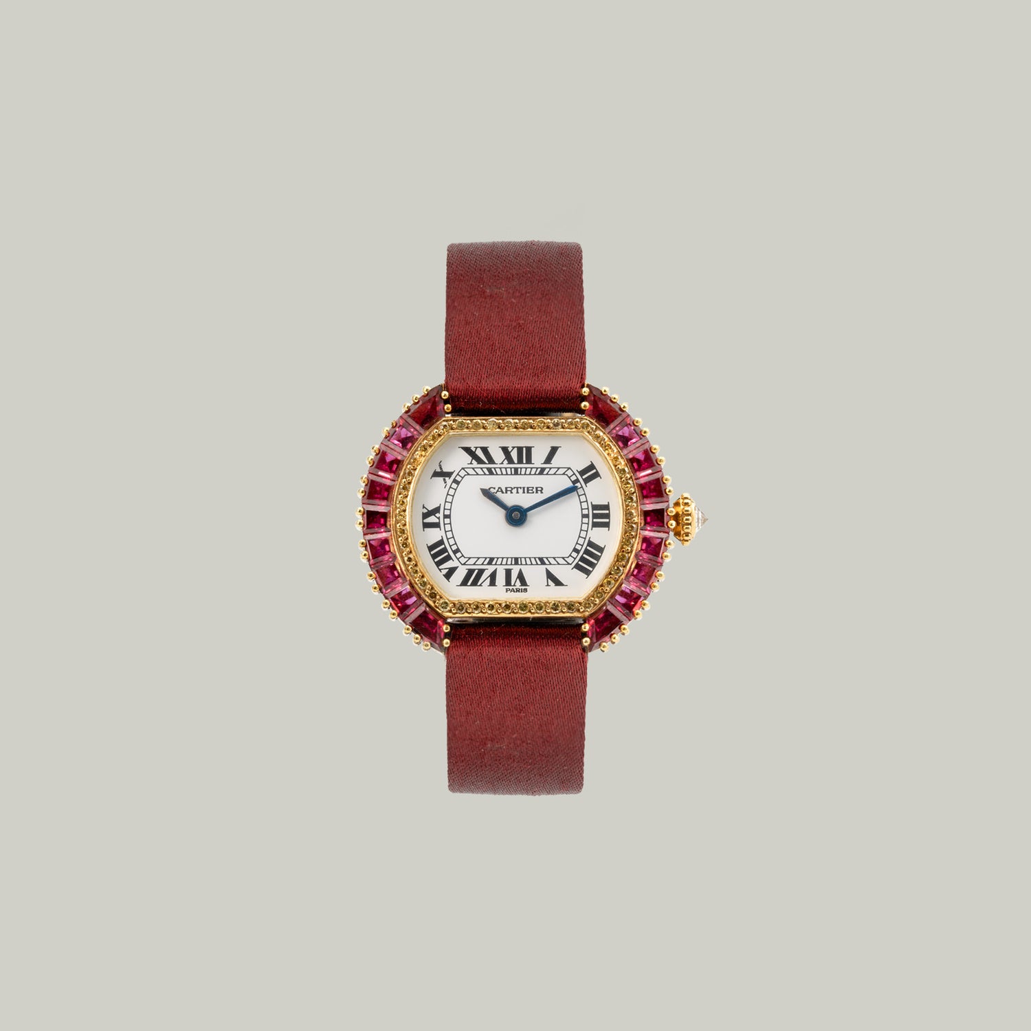 Ellipse Ruby & Yellow Diamonds Bezel
