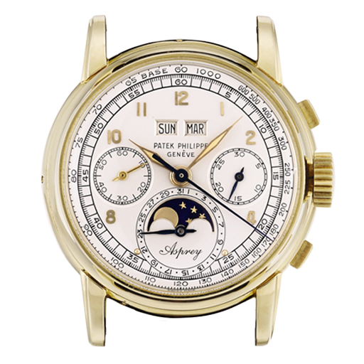 patek philippe 2499 Retailed by Asprey: A 1st Series in yellow gold featuring a Wenger case with the London retailer's signature