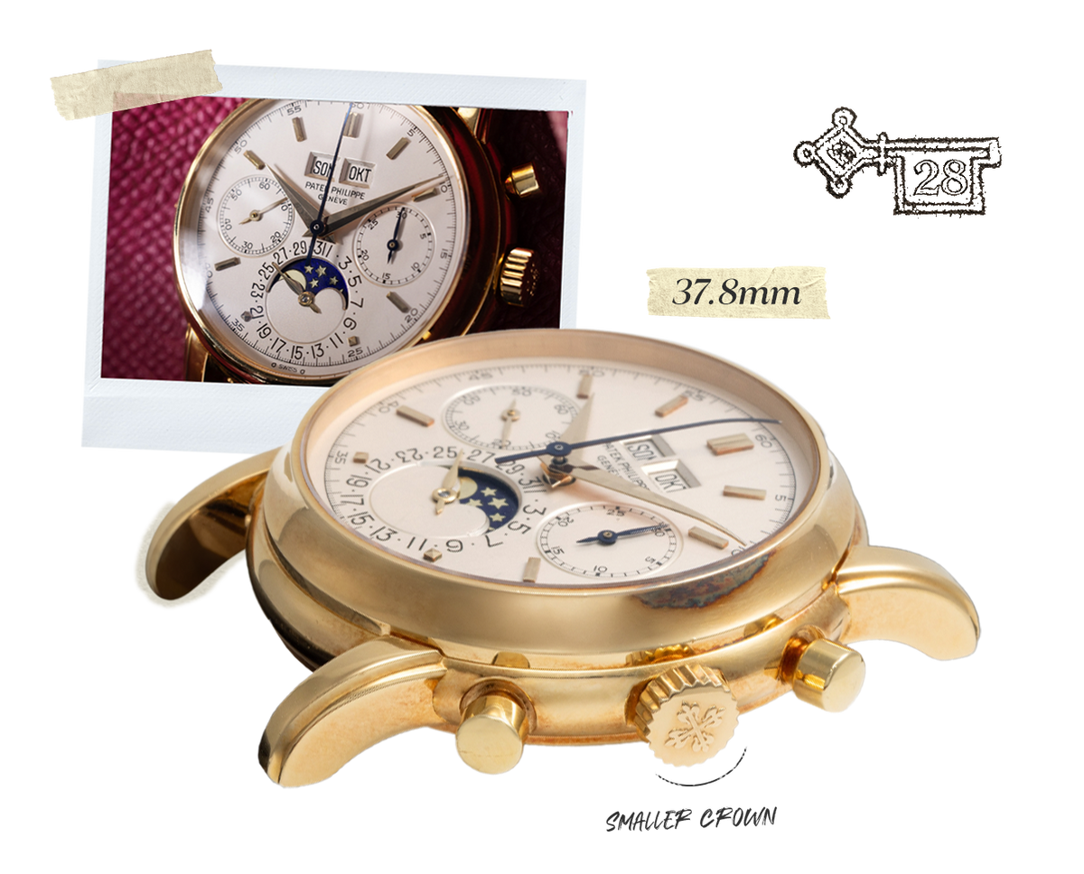 Patek Philippe 2499 Ateliers Réunis S.A. (Key No. 28) case