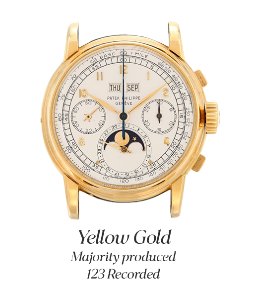 patek philippe 2499 yellow gold metal breakdown