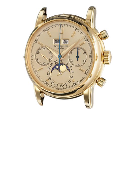 Patek Philippe 2499 yellow gold fourth series velvet finished gilded dial