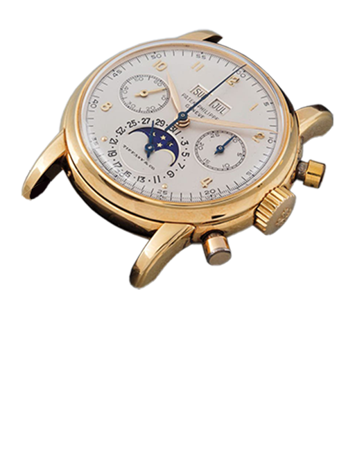 Patek Philippe 2499 yellow gold third series signed Tiffany & co arabic hour markers