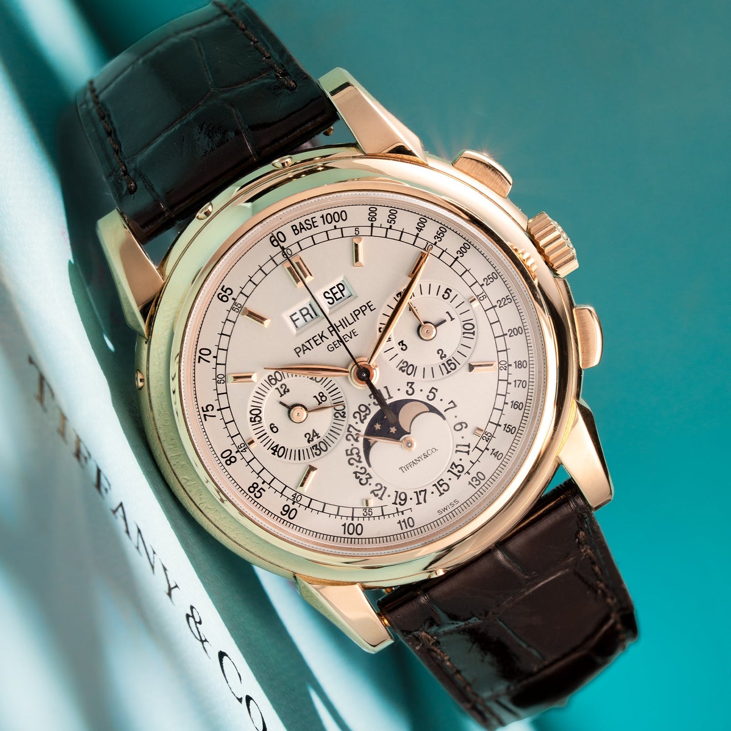 Perpetual Calendar Chronograph Ref. 5970R-001 Double Signed Tiffany & Co.