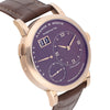 A. Lange & Söhne Daymatic Ref. 320.050 18k honeygold limited edition brown dial