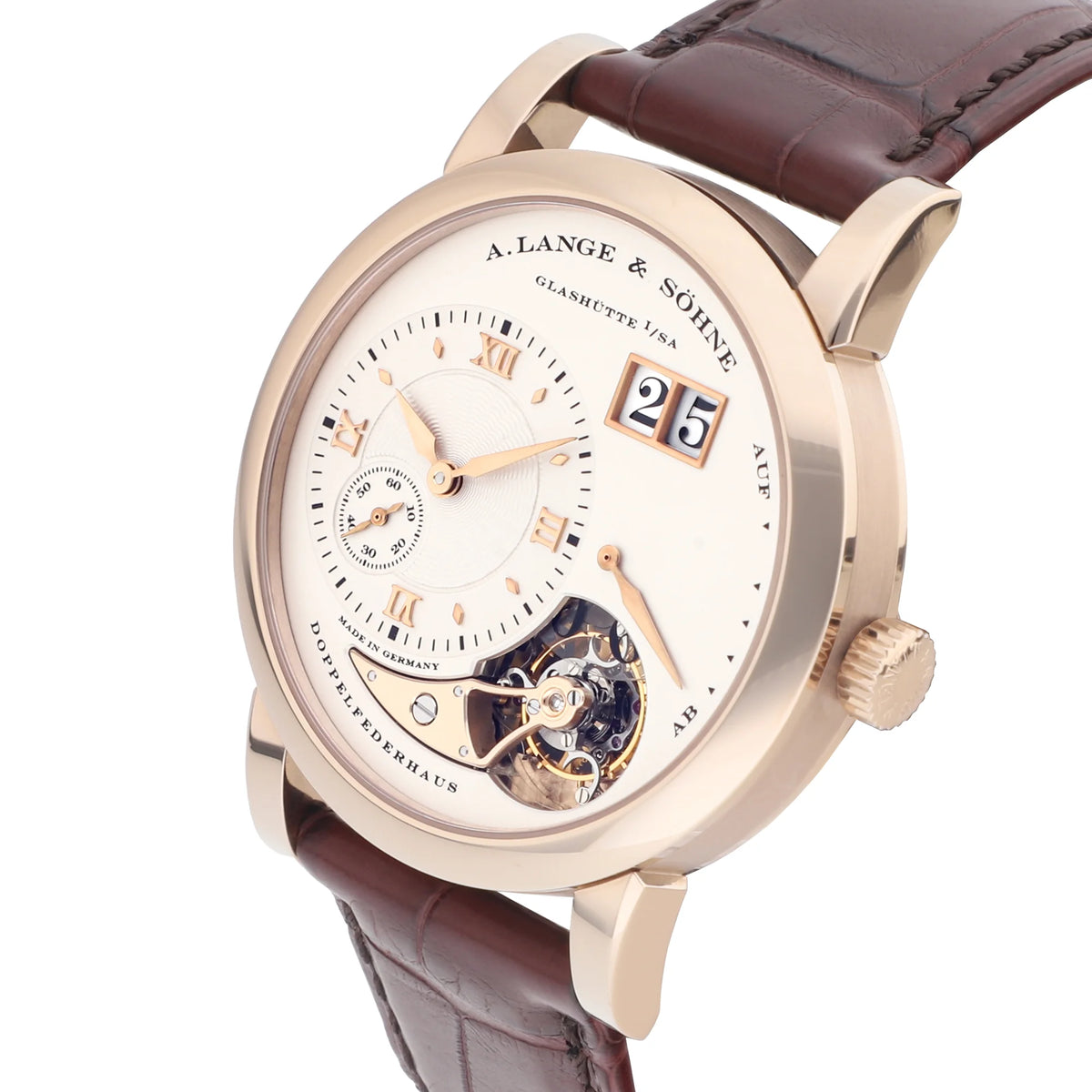 A. Lange & Söhne Lange 1 Tourbillon Homage to F.A. Lange Ref. 722.050 18k honeygold limited edition of 150 pieces