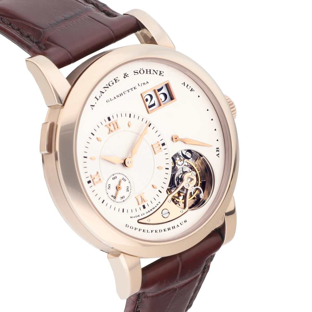 A. Lange & Söhne Lange 1 Tourbillon Homage to F.A. Lange Ref. 722.050 18k honeygold limited edition of 150 pieces