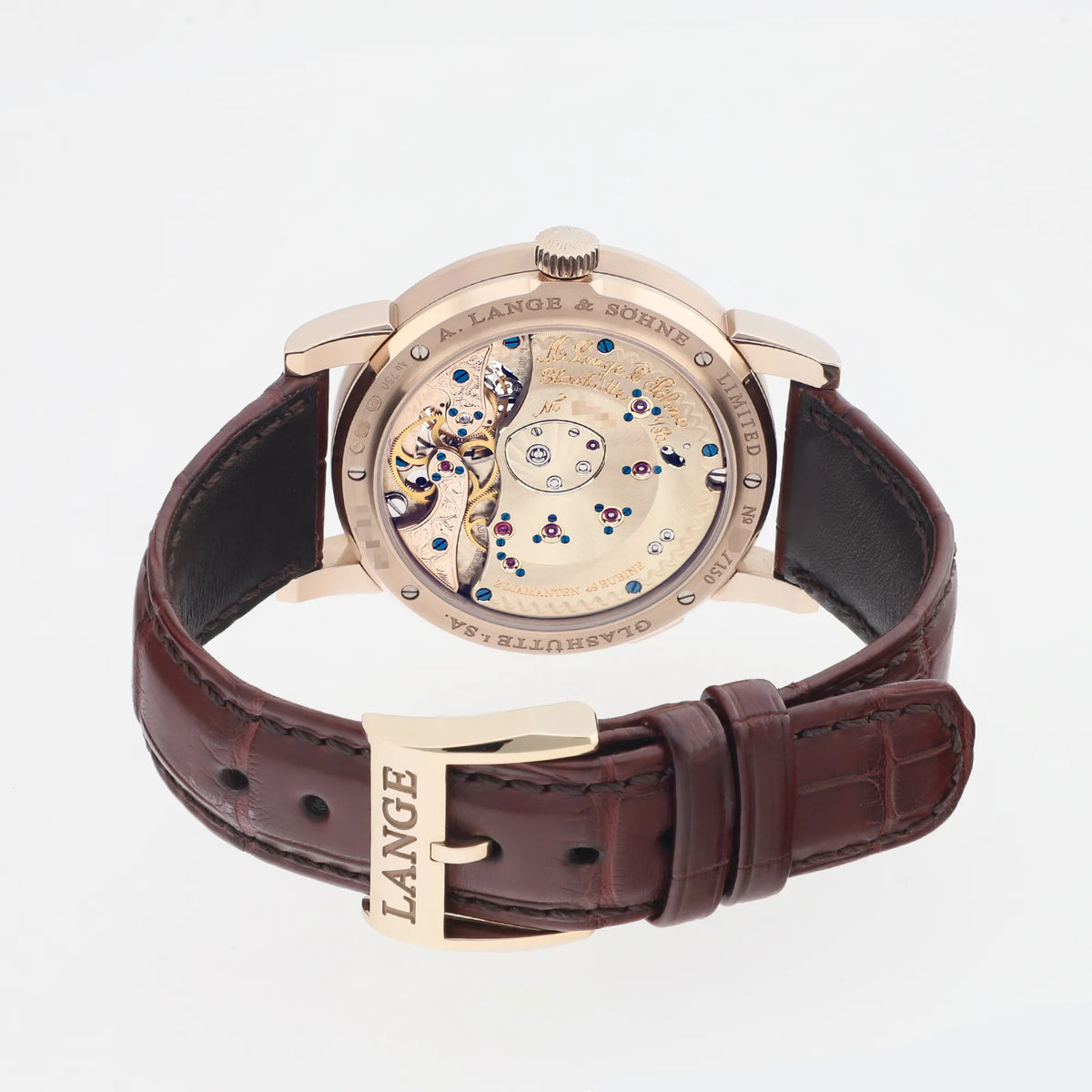 A. Lange & Söhne Lange 1 Tourbillon Homage to F.A. Lange Ref. 722.050 18k honeygold limited edition of 150 pieces