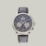 A Lange & Söhne Datograph Perpetual Ref. 410.038 E white gold grey dial