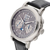 A Lange & Söhne Datograph Perpetual Ref. 410.038 E white gold grey dial