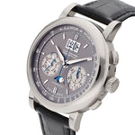 A Lange & Söhne Datograph Perpetual Ref. 410.038 E white gold grey dial