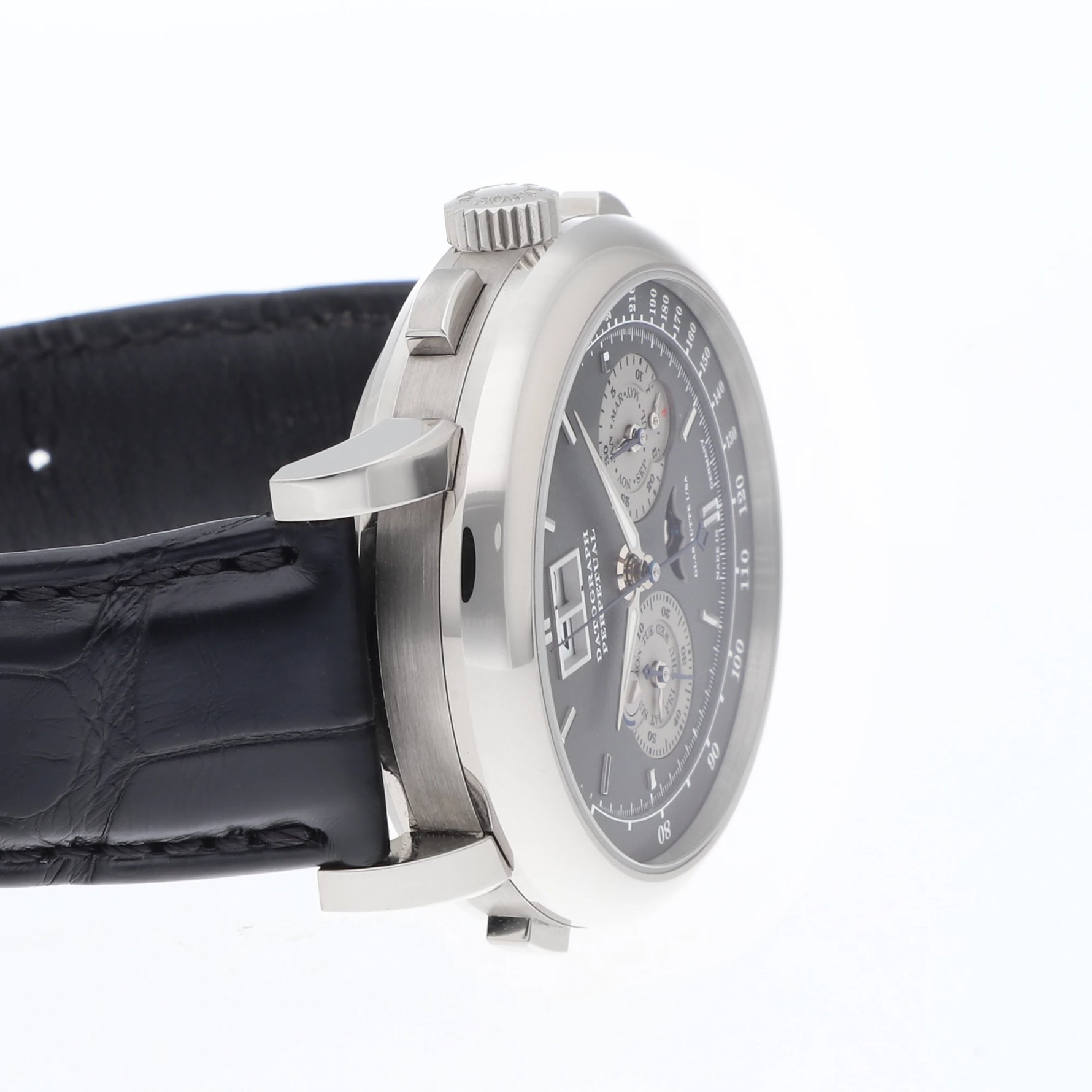 A Lange & Söhne Datograph Perpetual Ref. 410.038 E white gold grey dial