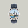 Calatrava Ref. 5089G-035 175th Anniversary "Lake Geneva Barques" by Anita Porchet