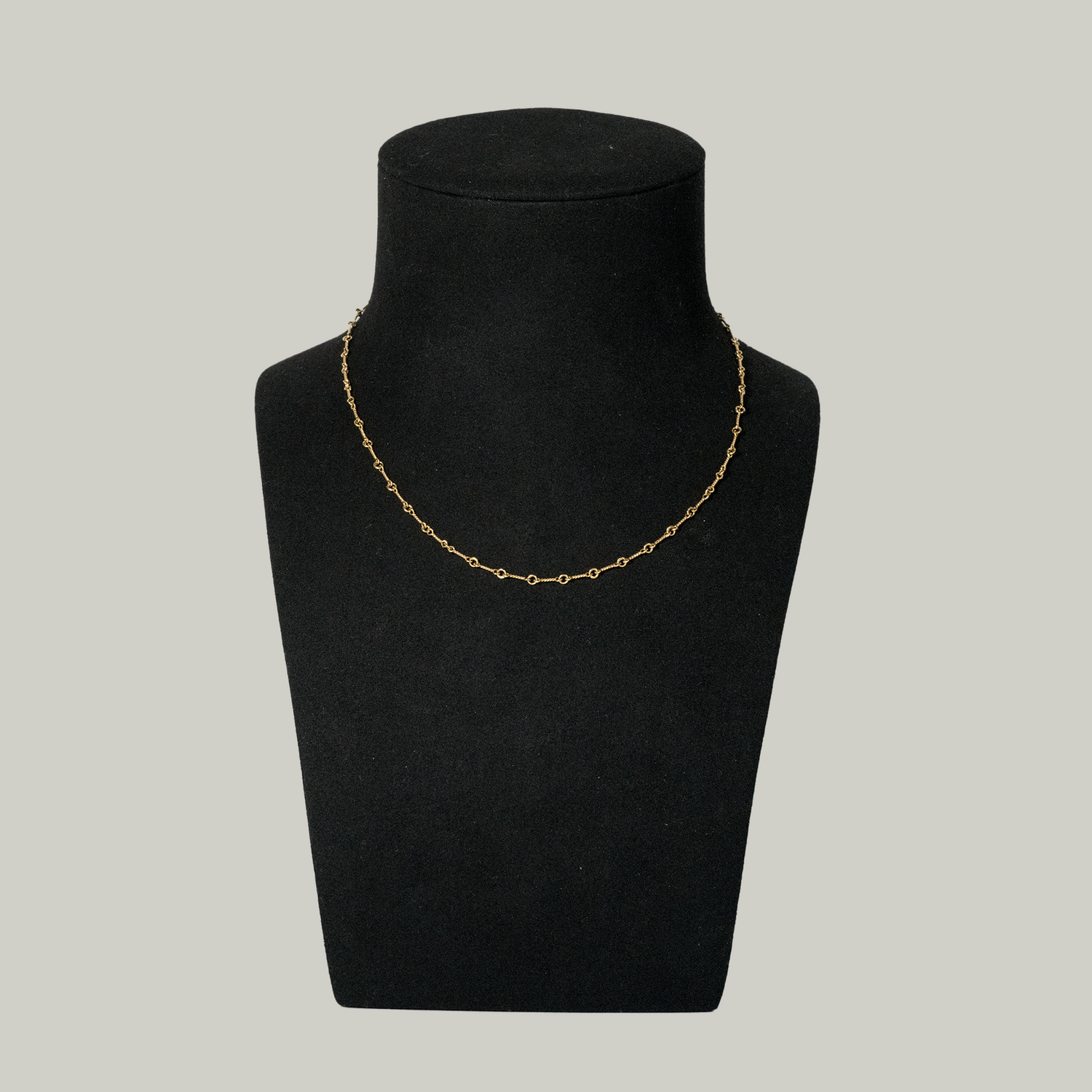 22K Yellow Gold Twisted Chain
