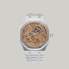 Royal Oak Double Balance Wheel Openworked Skeleton Ref. 15407ST "Salmon Dial"