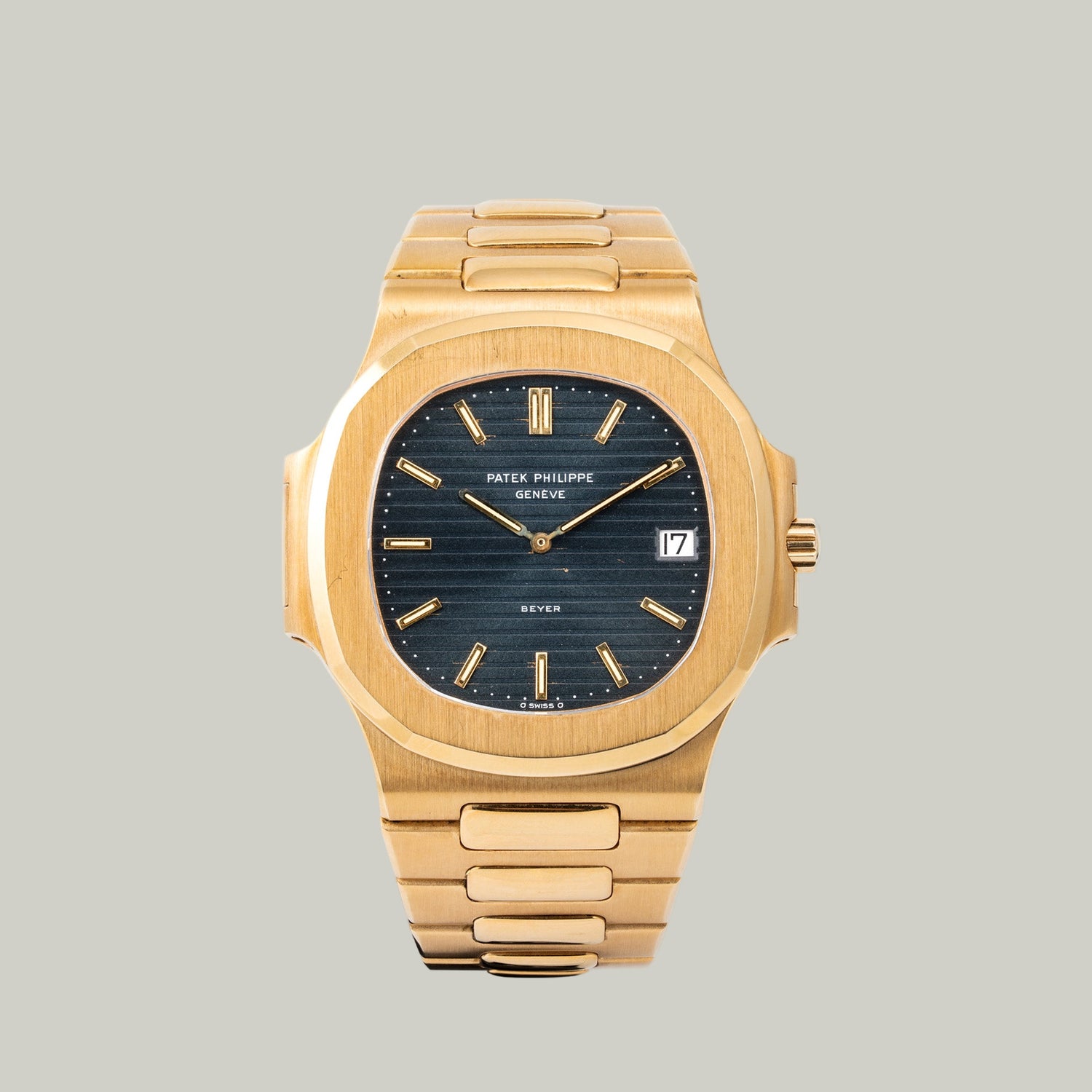 Nautilus "Jumbo" Ref. 3700/1 Double Signed Beyer