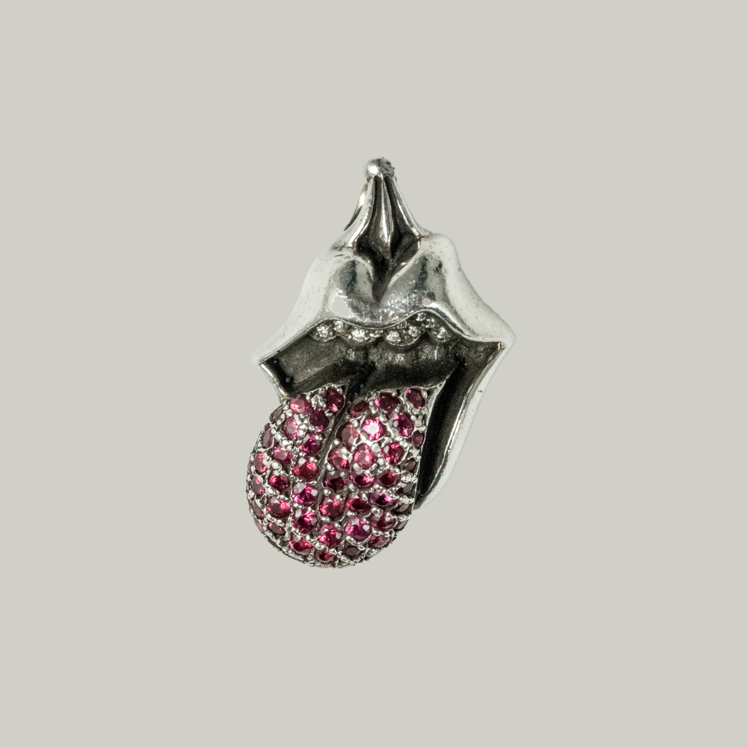 Rolling Stone Ruby And Diamonds Pendant
