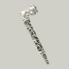 Silver Filigree Smoking Pipe