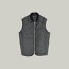 Papa Back Cross Patches Quilted Vest