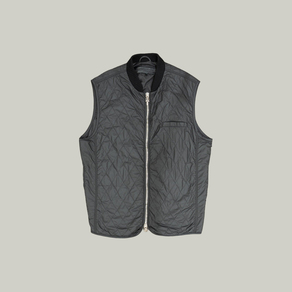 Papa Back Cross Patches Quilted Vest