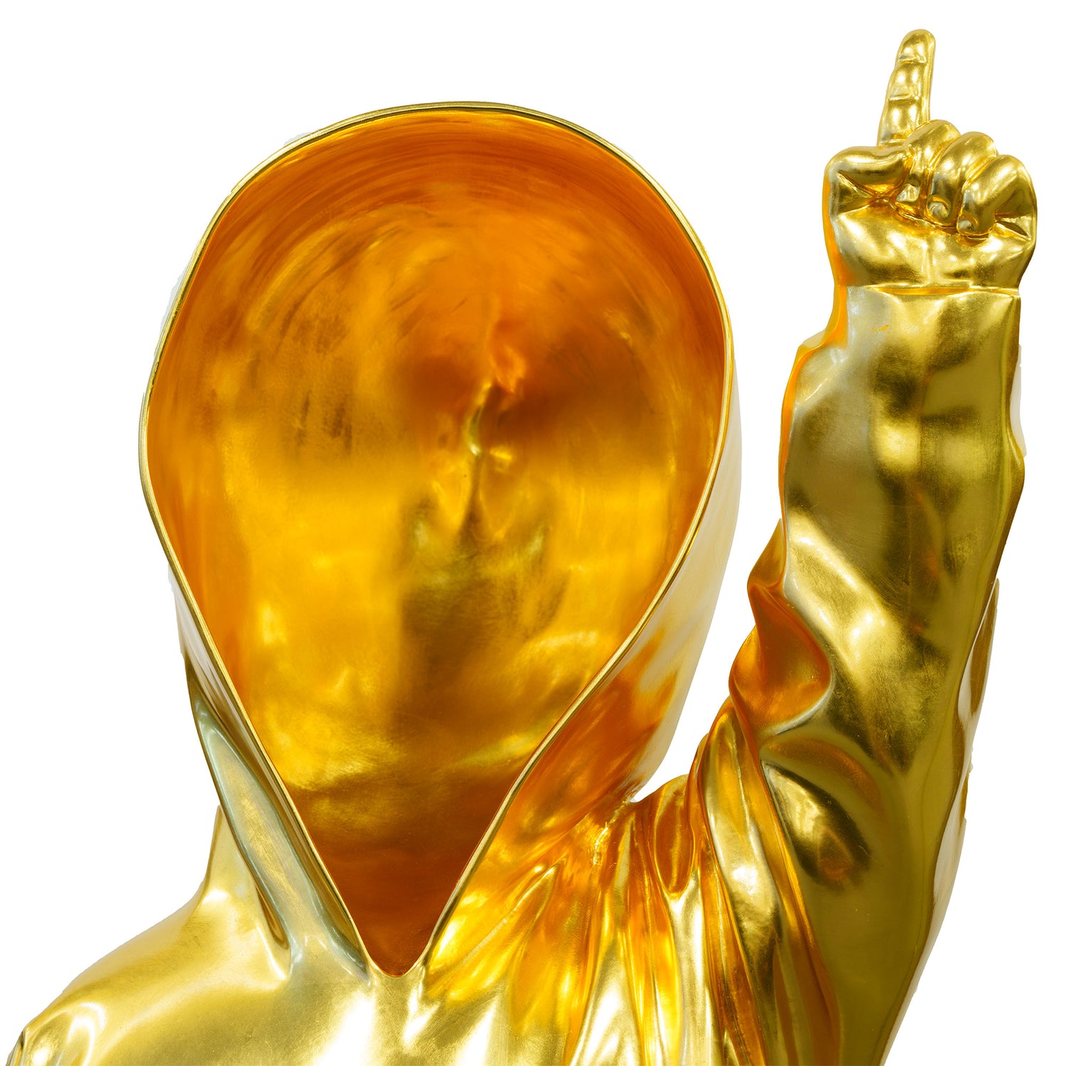 Heaven and Earth Bronze and Gold Leaves Sculpture Limited Edition 5/8