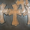 Brown Leather Pillow Large