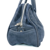 Leather Fleur Cross Patch Bowling Bag