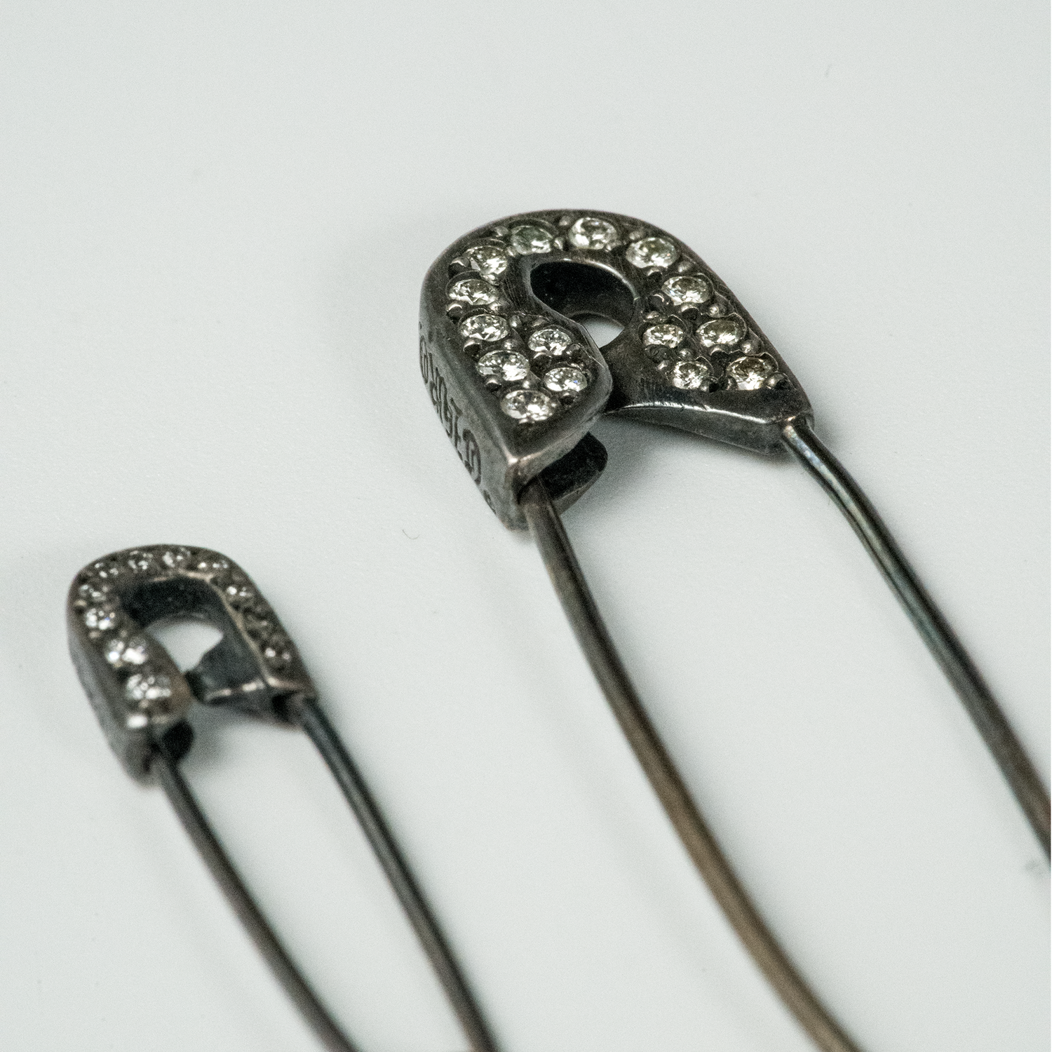 Safety Pins With Diamonds