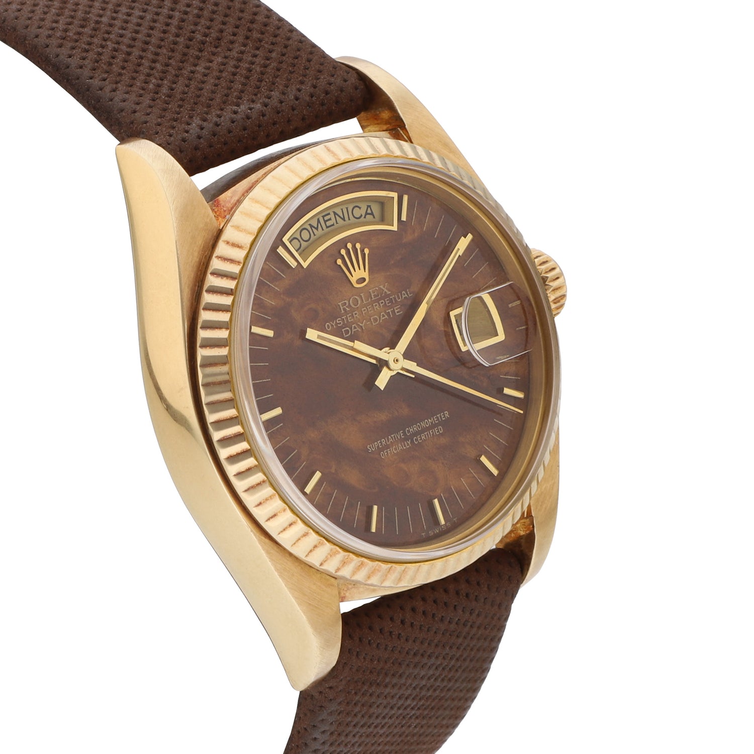 Day Date Ref. 18038 "Burl Wood" Dial
