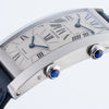 Tank Cintrée Dual Time Paris Dial