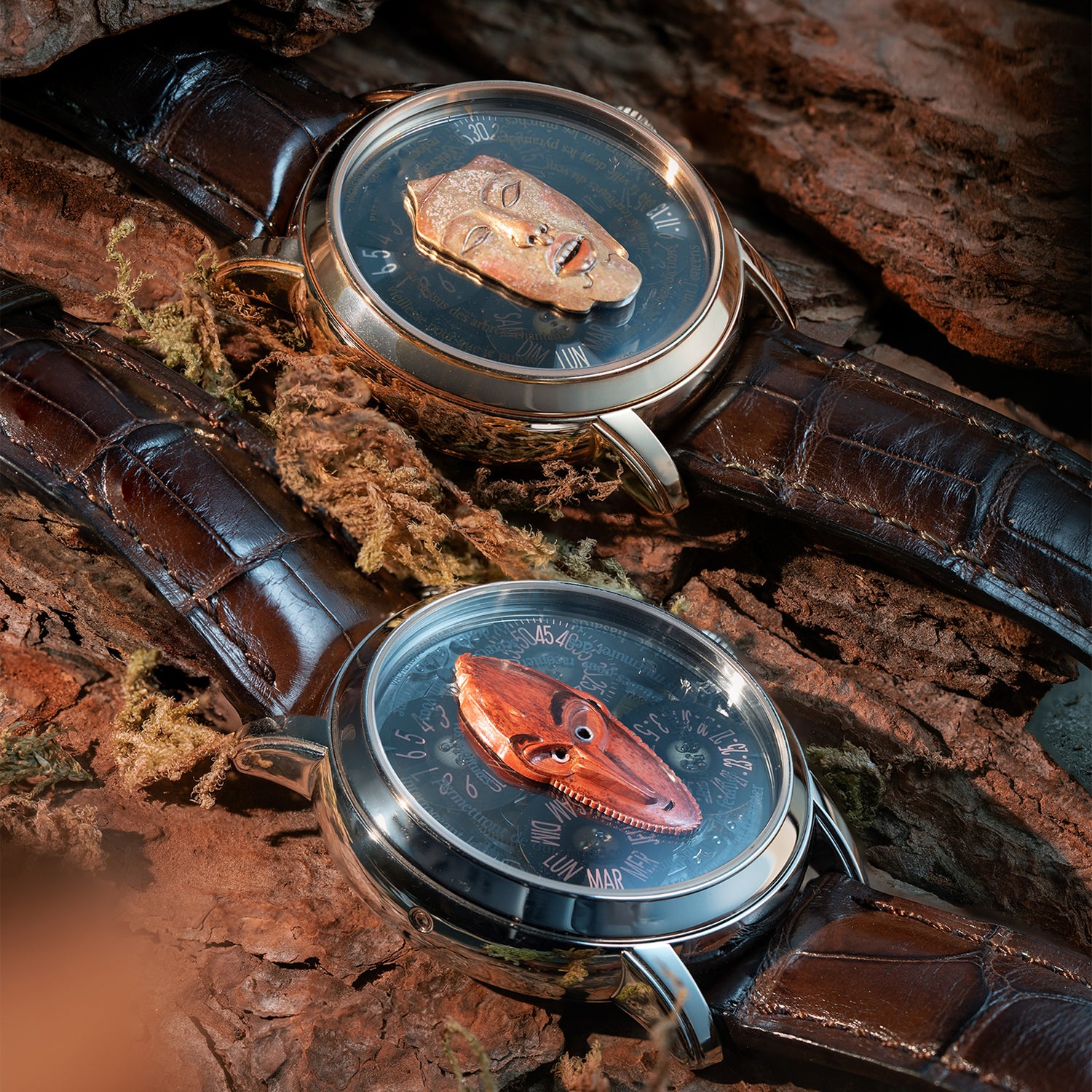 Set of 4 "Les Masques" Collection 2008 Edition