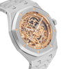 Royal Oak Double Balance Wheel Openworked Skeleton Ref. 15407ST "Salmon Dial"