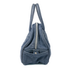 Leather Fleur Cross Patch Bowling Bag
