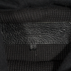 Matty Boy Hand-Painted Cross Patch Leather Hoodie