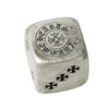 Sterling Silver Dice x2