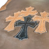 Brown Leather Pillow Large