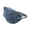 Leather Fleur Cross Patch Bowling Bag