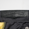 Nylon Leather Cross Patch Carpenter Pants