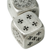 Sterling Silver Dice x2