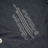 Monogram Cross Pattern Script Logo Jacket
