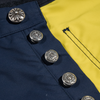 Nylon Leather Cross Patch Carpenter Pants