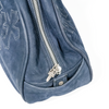Leather Fleur Cross Patch Bowling Bag