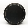 Brown Leather Sitting Stool Cross Patch