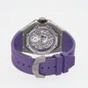 Audemars Piguet Royal Oak Concept Ref. 26620IO.OO.D077CA.01 titanium black panther dial limited edition 250 pieces purple rubber strap