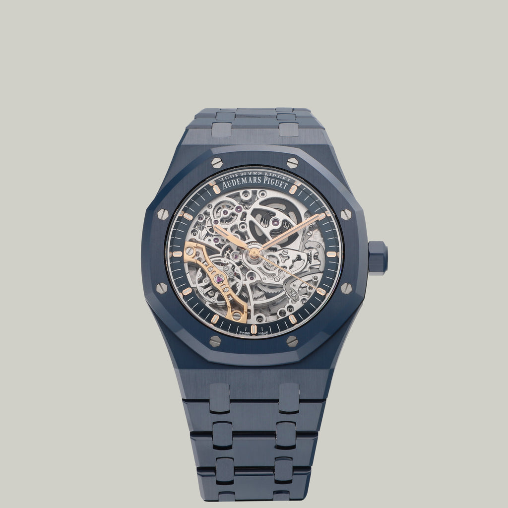 Audemars Piguet Royal Oak Ref. 15416CD Blue Ceramic and Openworked Dial