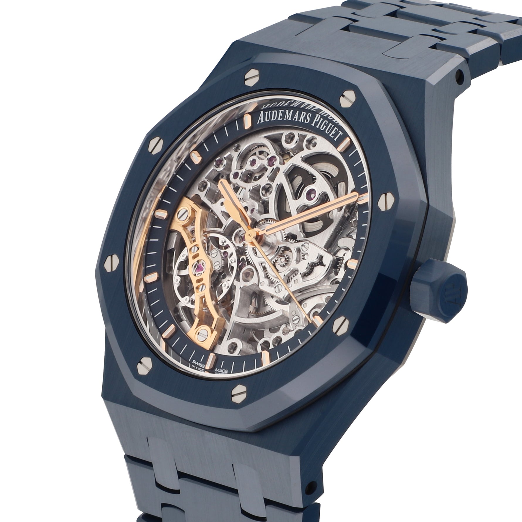 Audemars Piguet Royal Oak Ref. 15416CD Blue Ceramic and Openworked Dial