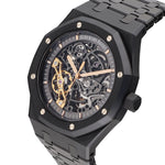 Audemars Piguet Royal Oak Ref. 15416CE.OO. 1225CE.01 black ceramic openworked dial
