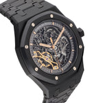 Audemars Piguet Royal Oak Ref. 15416CE.OO. 1225CE.01 black ceramic openworked dial