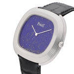 Black Tie "Andy Warhol" Lapiz white gold with lapis lazuli dial